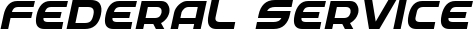 Federal Service font