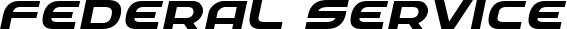 Federal Service font