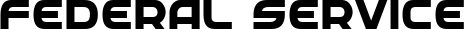 Federal Service font