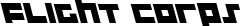 Flight Corps font