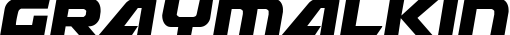Graymalkin font
