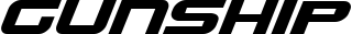 Gunship font