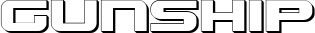 Gunship font