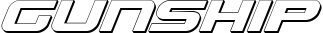 Gunship font