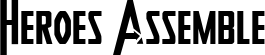 Heroes Assemble font