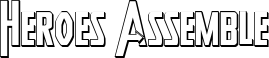 Heroes Assemble font