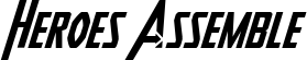 Heroes Assemble font