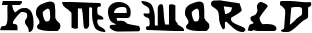 Homeworld font