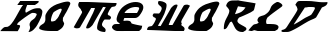 Homeworld font