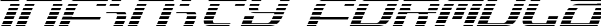 Infinity Formula font