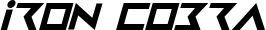 Iron Cobra font