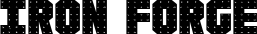 Iron Forge font