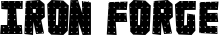 Iron Forge font