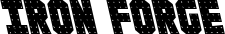 Iron Forge font