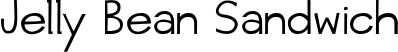 Jelly Bean Sandwich font