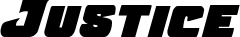 Justice font