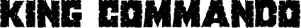 King Commando font