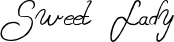 Sweet Lady font