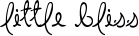 Little Bliss font