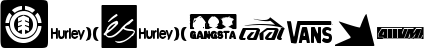 Logoskate font