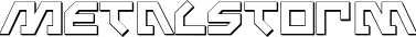 Metalstorm font