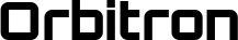 Orbitron font