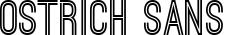 Ostrich Sans font