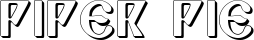 Piper Pie font