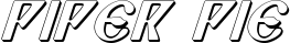 Piper Pie font