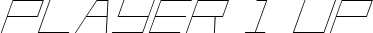 Player 1 Up font