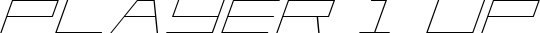 Player 1 Up font