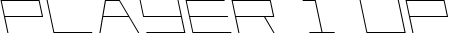 Player 1 Up font