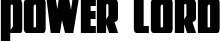Power Lord font