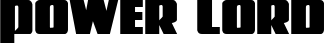 Power Lord font