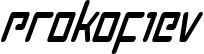 Prokofiev font