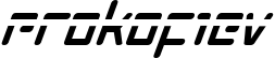 Prokofiev font