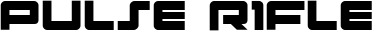 Pulse Rifle font