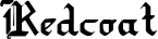 Redcoat font