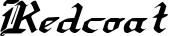 Redcoat font