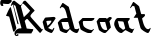 Redcoat font