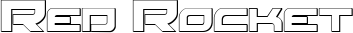 Red Rocket font