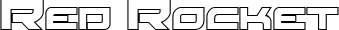 Red Rocket font