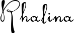 Rhalina font