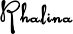 Rhalina font