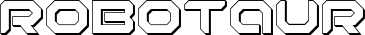 Robotaur font