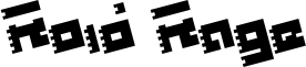Roid Rage font