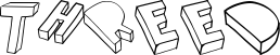 Threed font