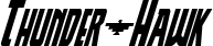 Thunder-Hawk font