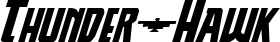 Thunder-Hawk font