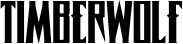 Timberwolf font